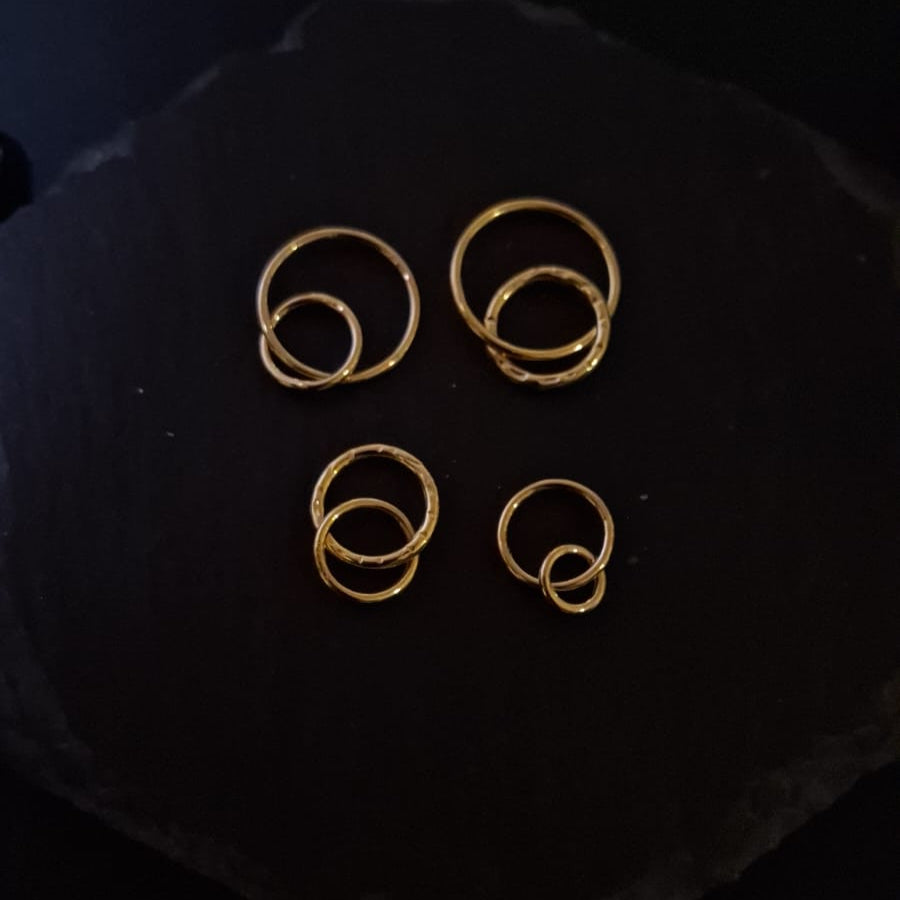 Double Interlocking Ring Connectors