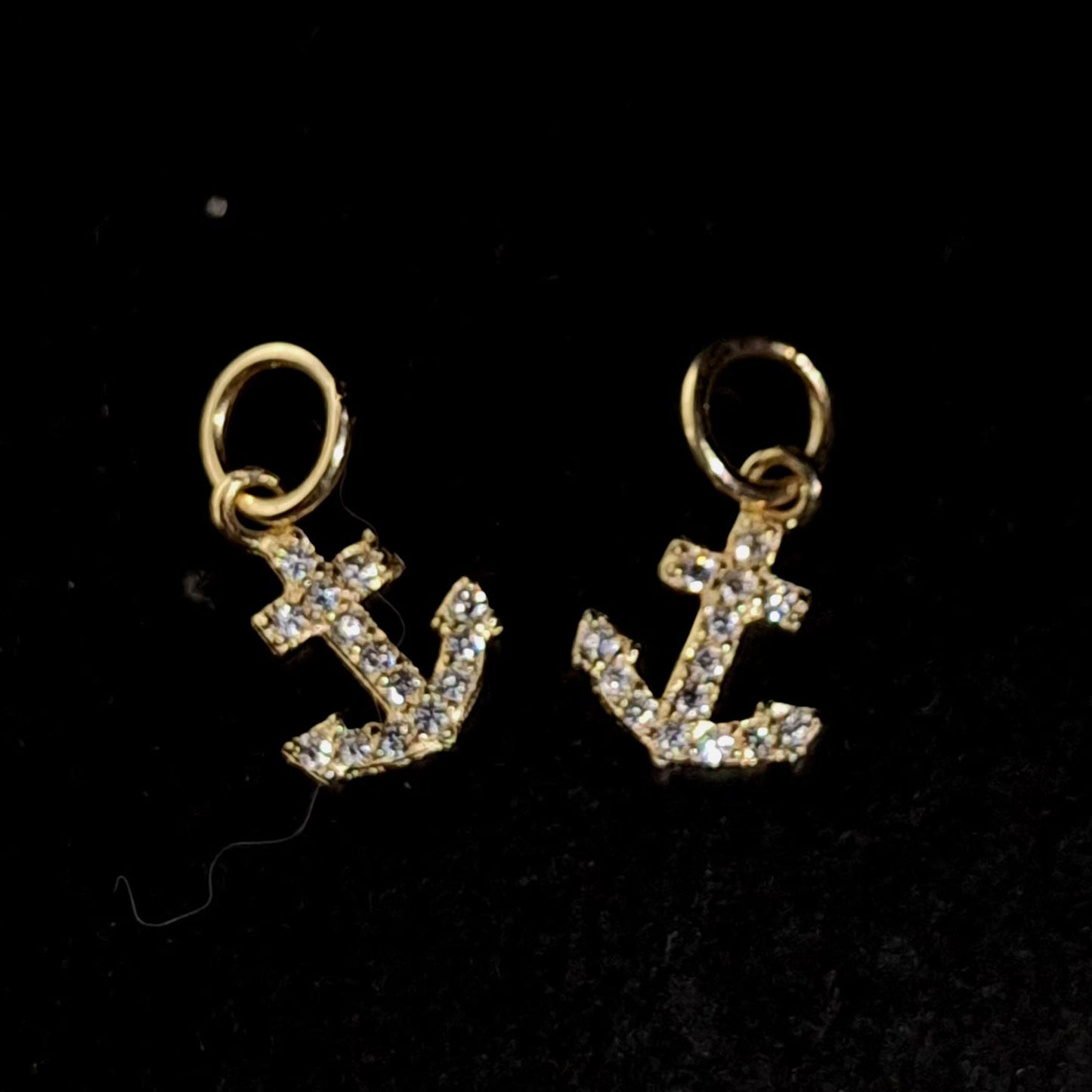 18k gold plated vermeil sterling silver beach charm for jewellery making SSAV