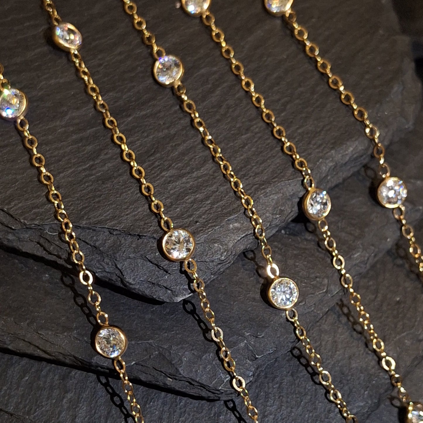 Diamond Cubic Zirconia Chain