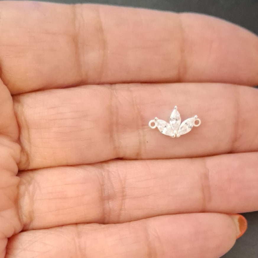 Three Leaf Zircon Connector