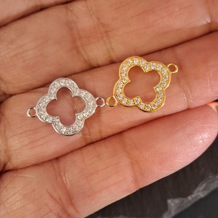 Clover Zircon Connector