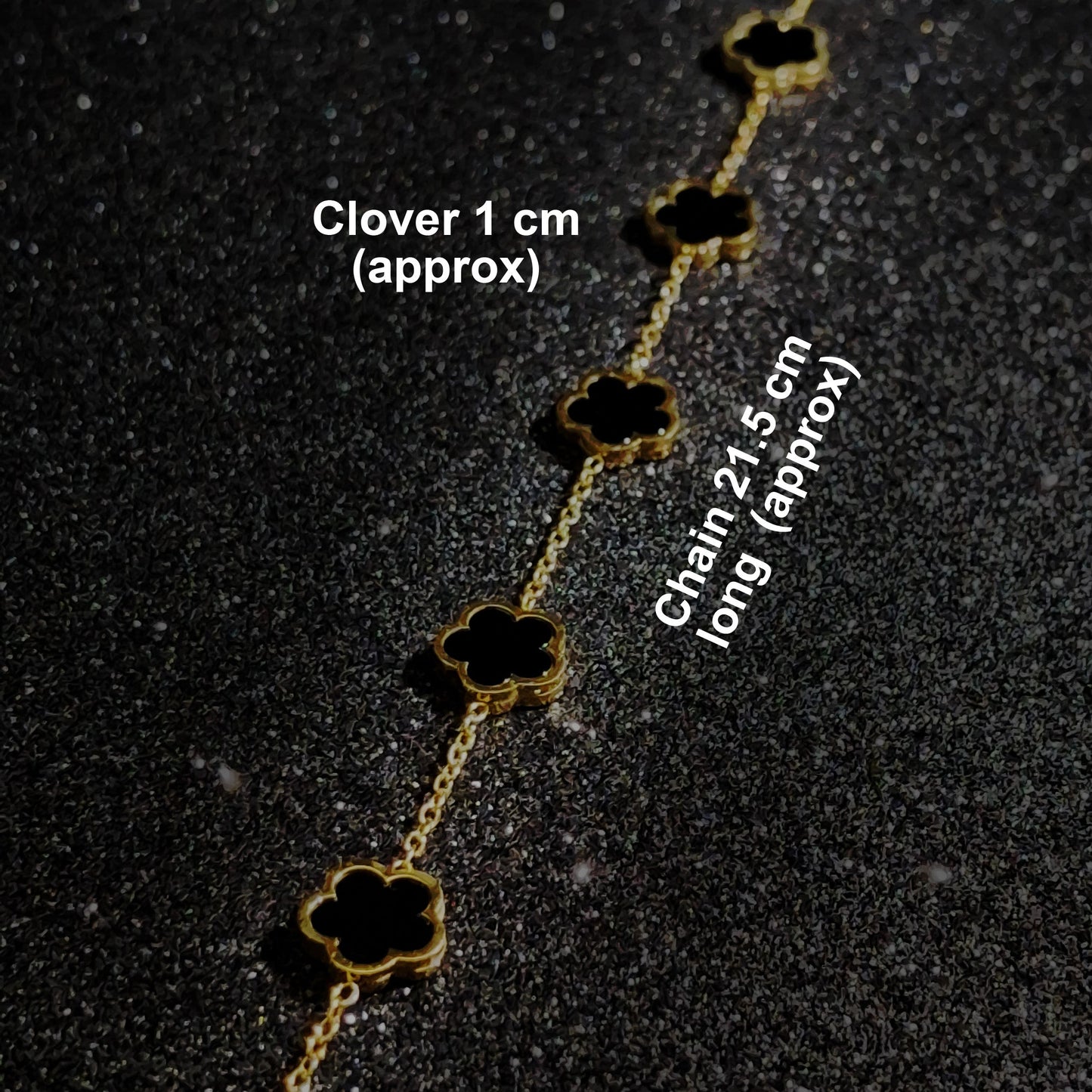 5 Leaf Clover Bracelet - Finished Piece