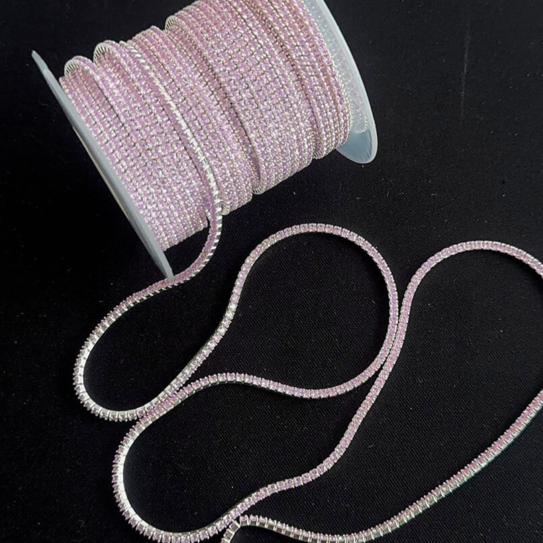 Pink Tennis Chain