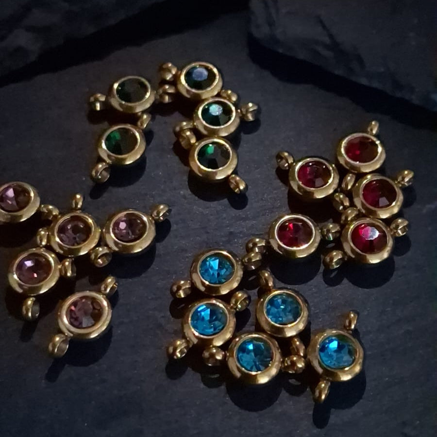 Gemstone Connectors - Stainless Steel