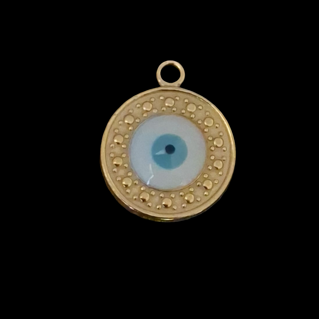 Evil Eye Round Pendant