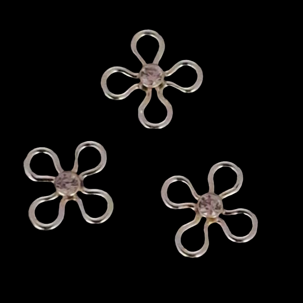 Flower Zircon Connector