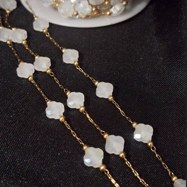 Crystal Clover Chain