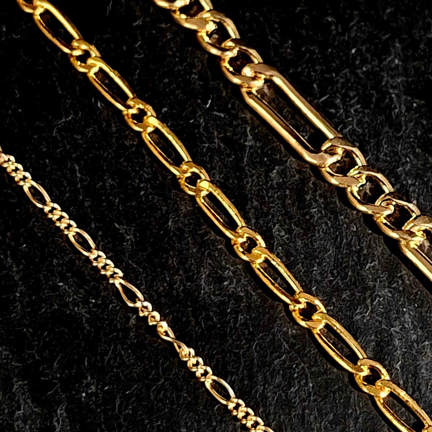gold filled Figaro chains for jewellery making wholesale Sydney
