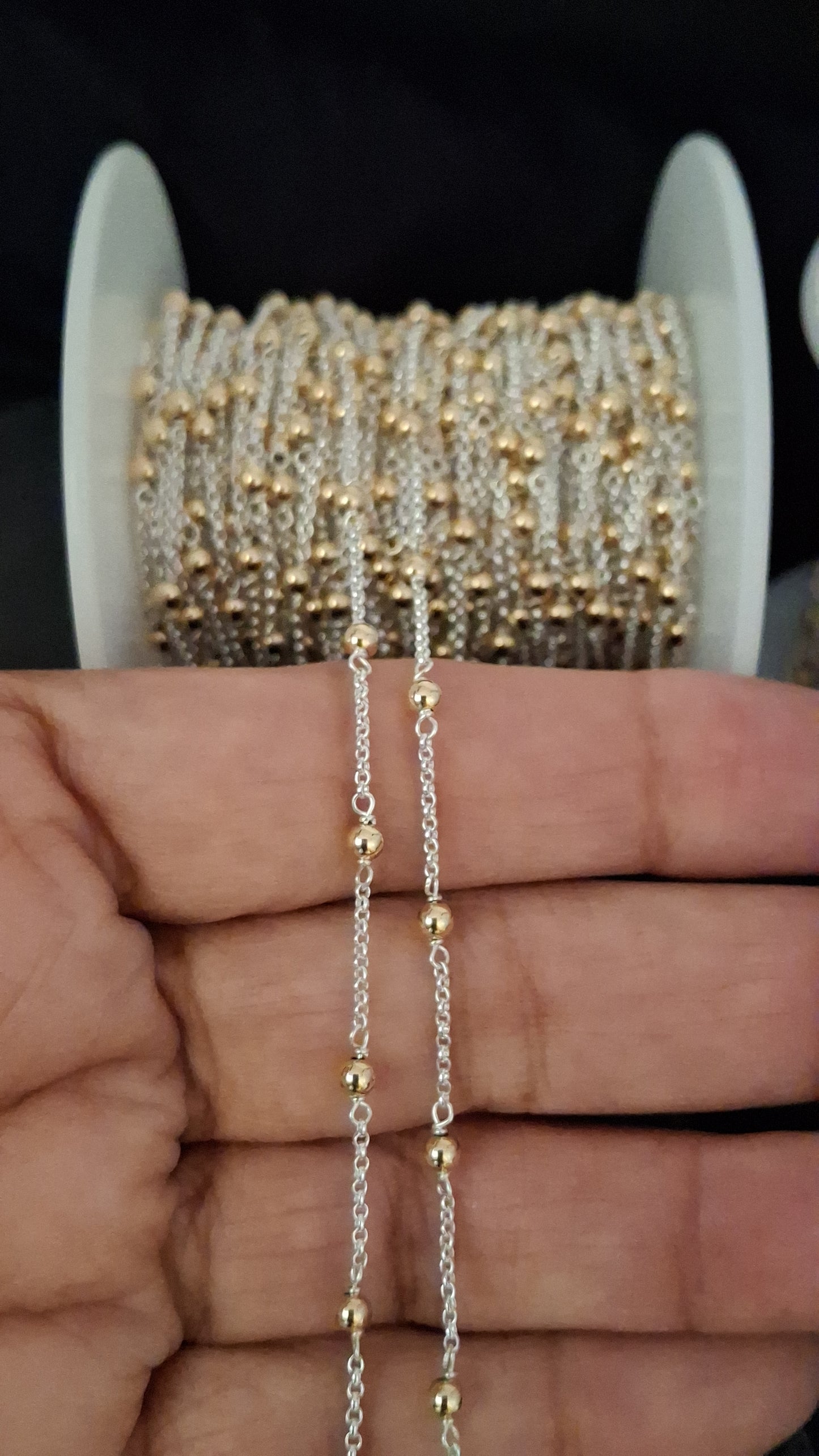 Mixed Metal Ball Chains