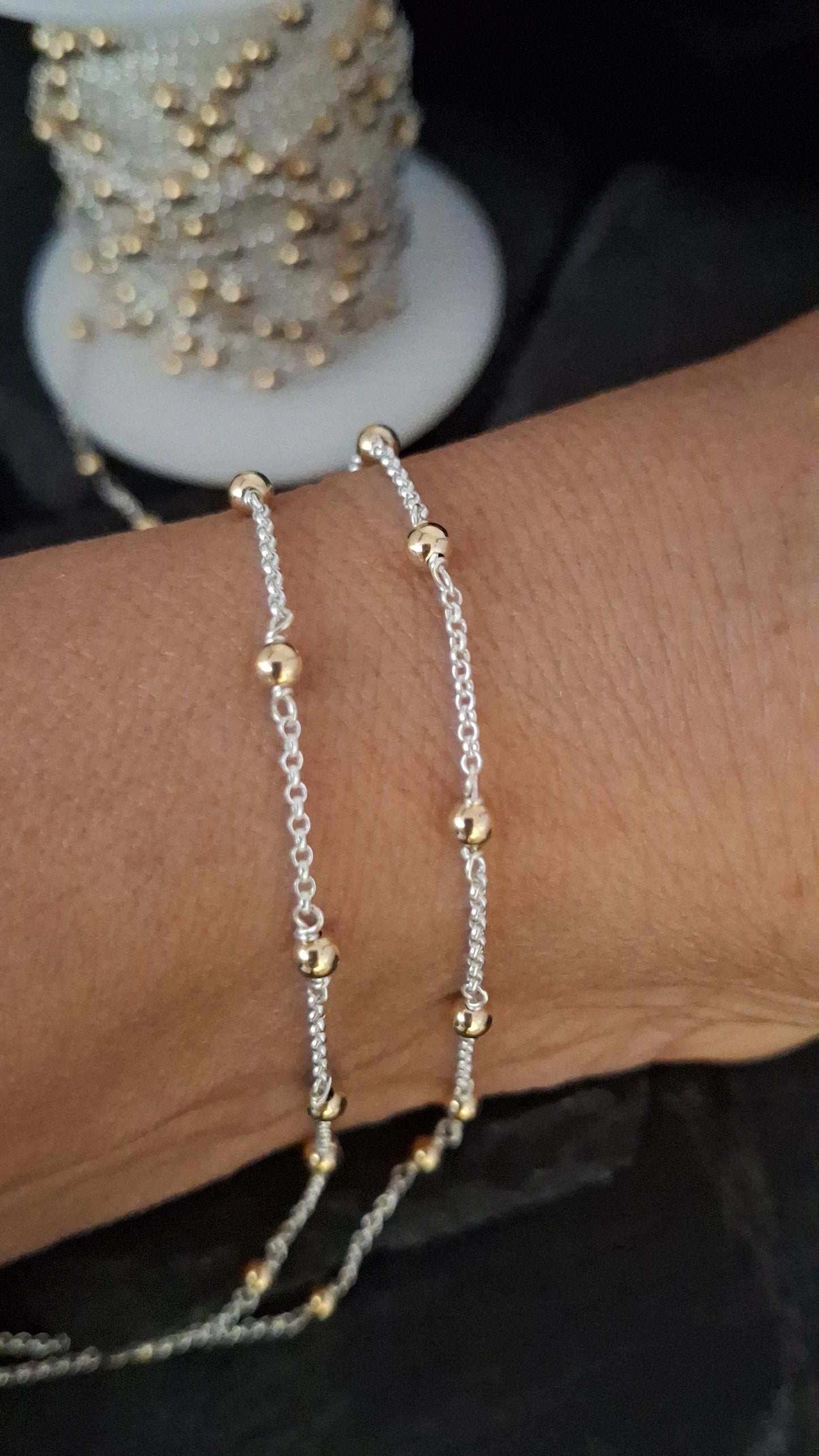 Mixed Metal Ball Chains