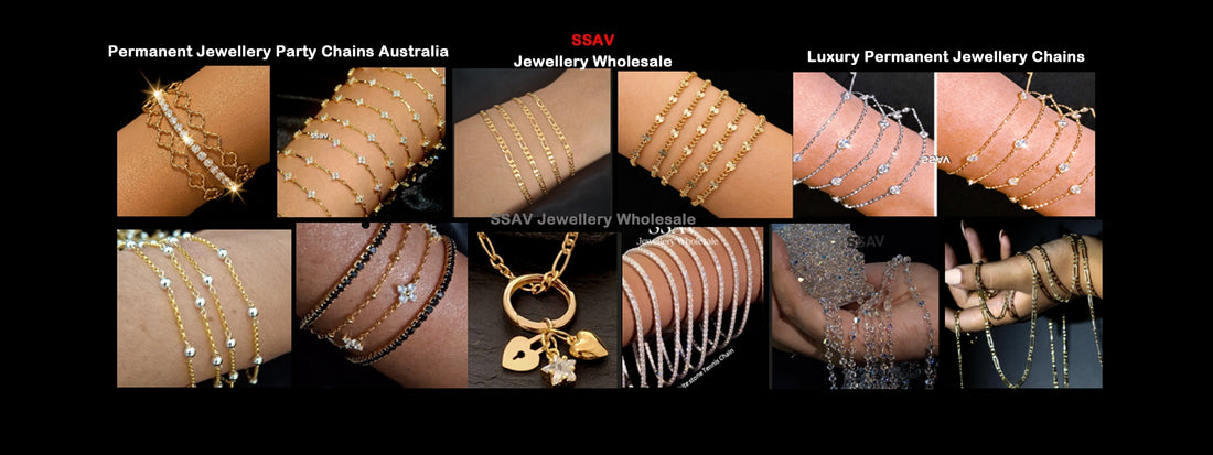 Best Chains for Permanent Jewellery Parties, Pop-ups and Festivals in Australia