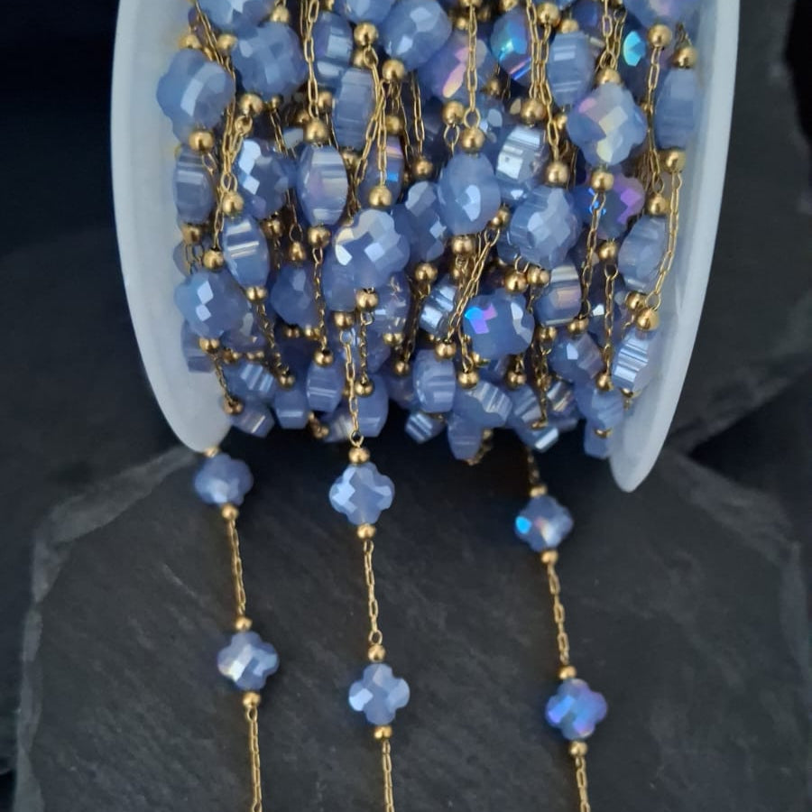 Crystal Clover Chain