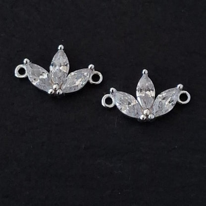 Three Leaf Zircon Connector