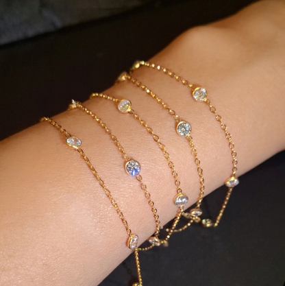 Diamond Cubic Zirconia Chain