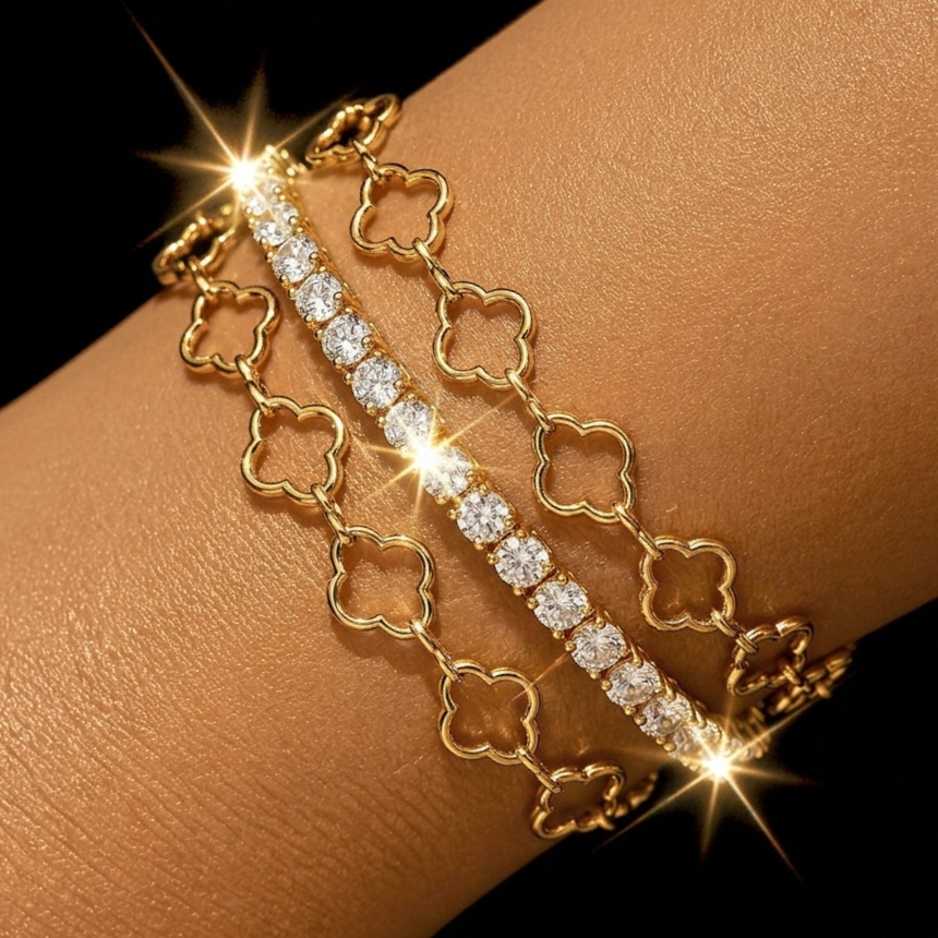 Clover Ring Chain