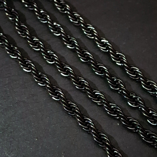 Black Rope Chain