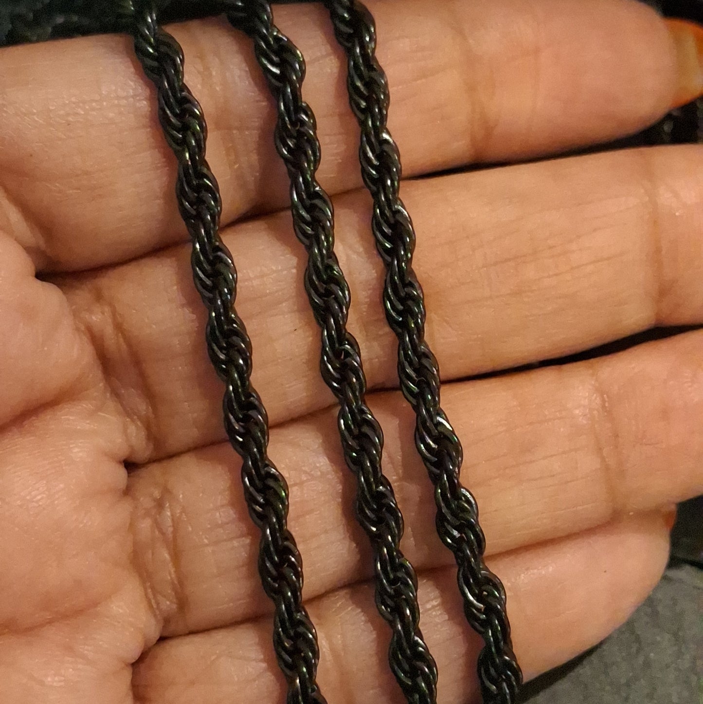 Black Rope Chain