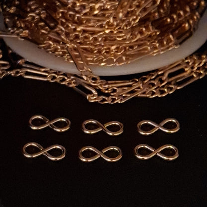 Smooth Infinity Ring Connectors