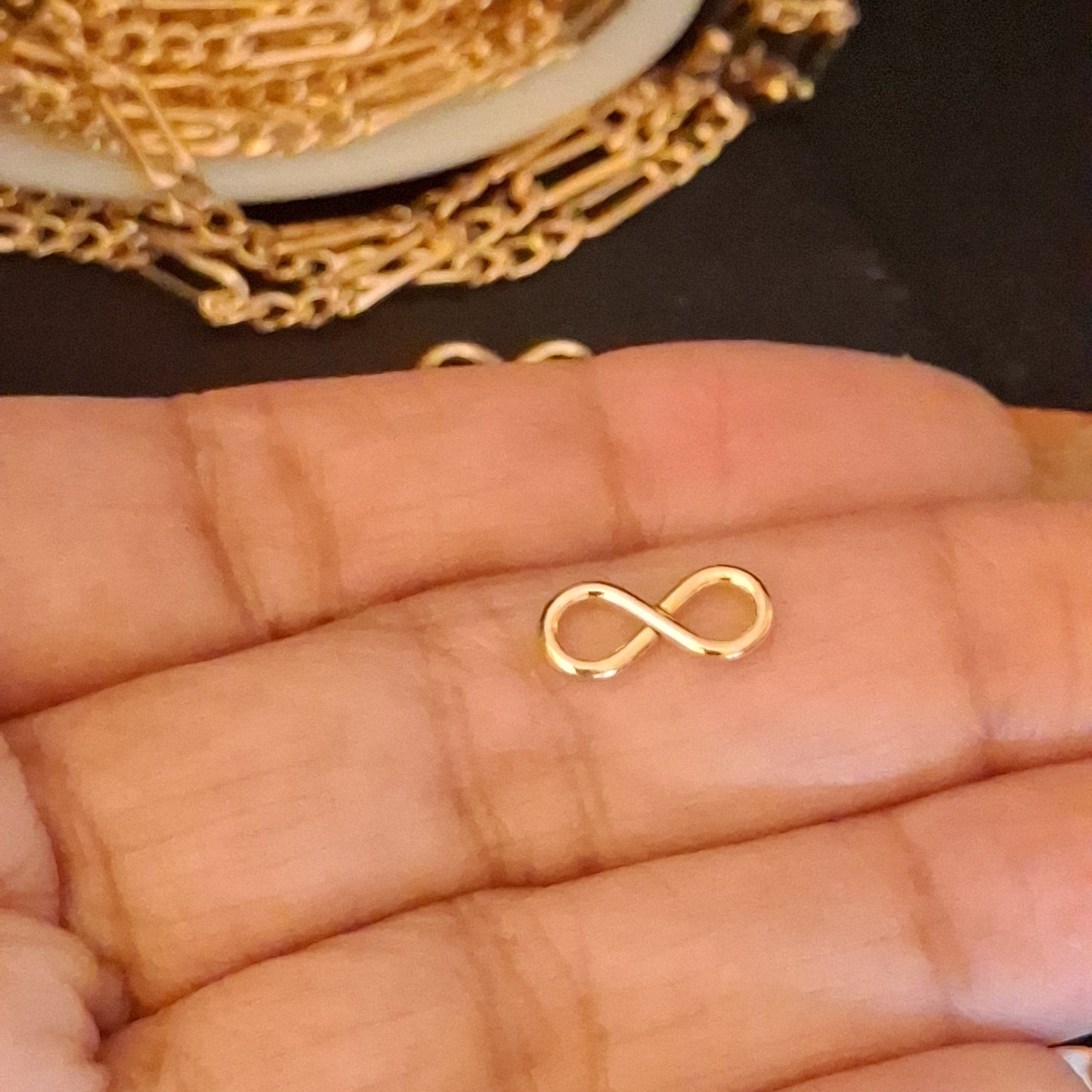 Smooth Infinity Ring Connectors