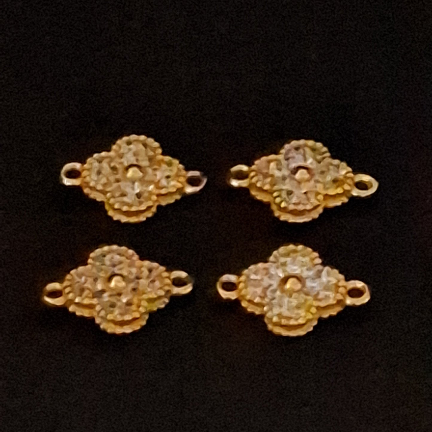 Dainty Clover Zircon Connector