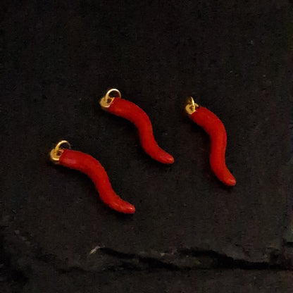 Red Cornicello Pendant