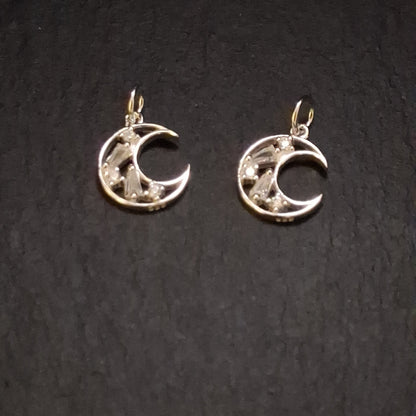 Moon Zircon Pendant