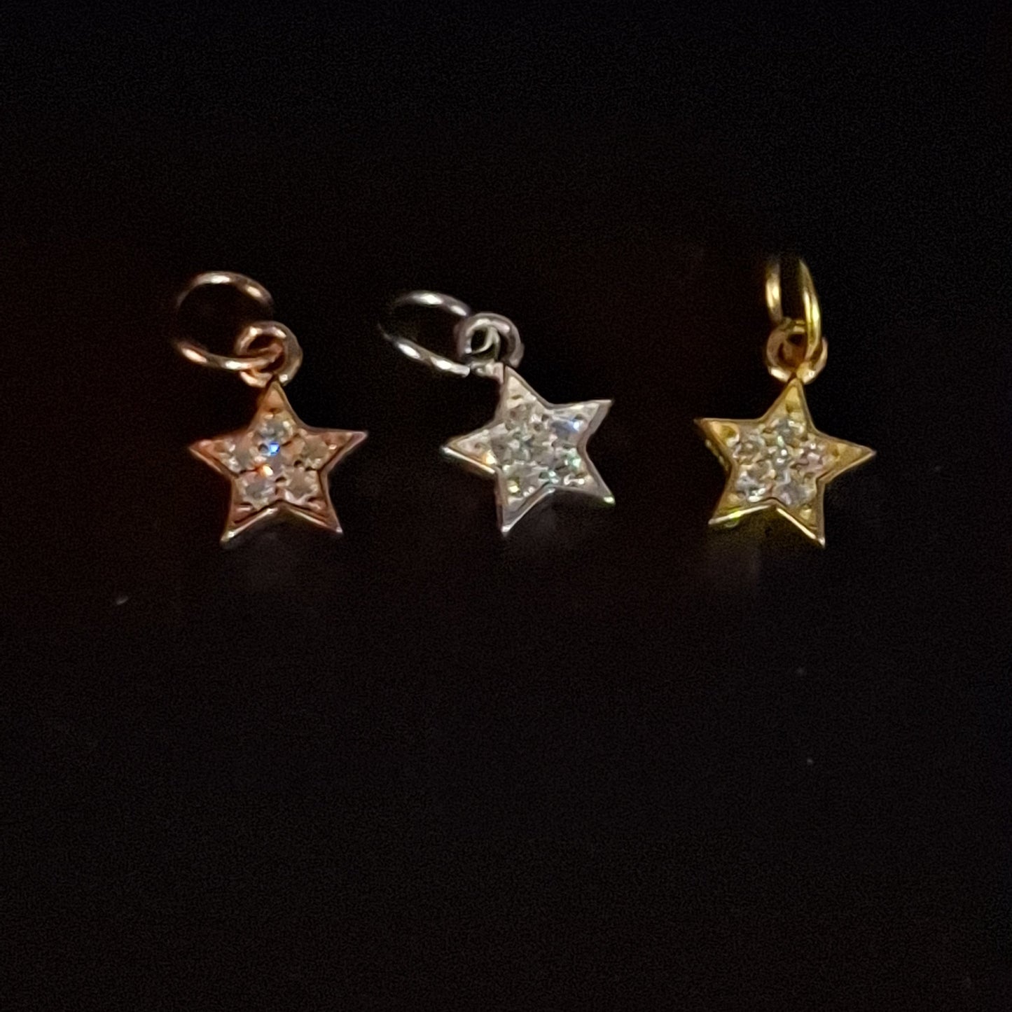 Solid Star Zircon Pendant