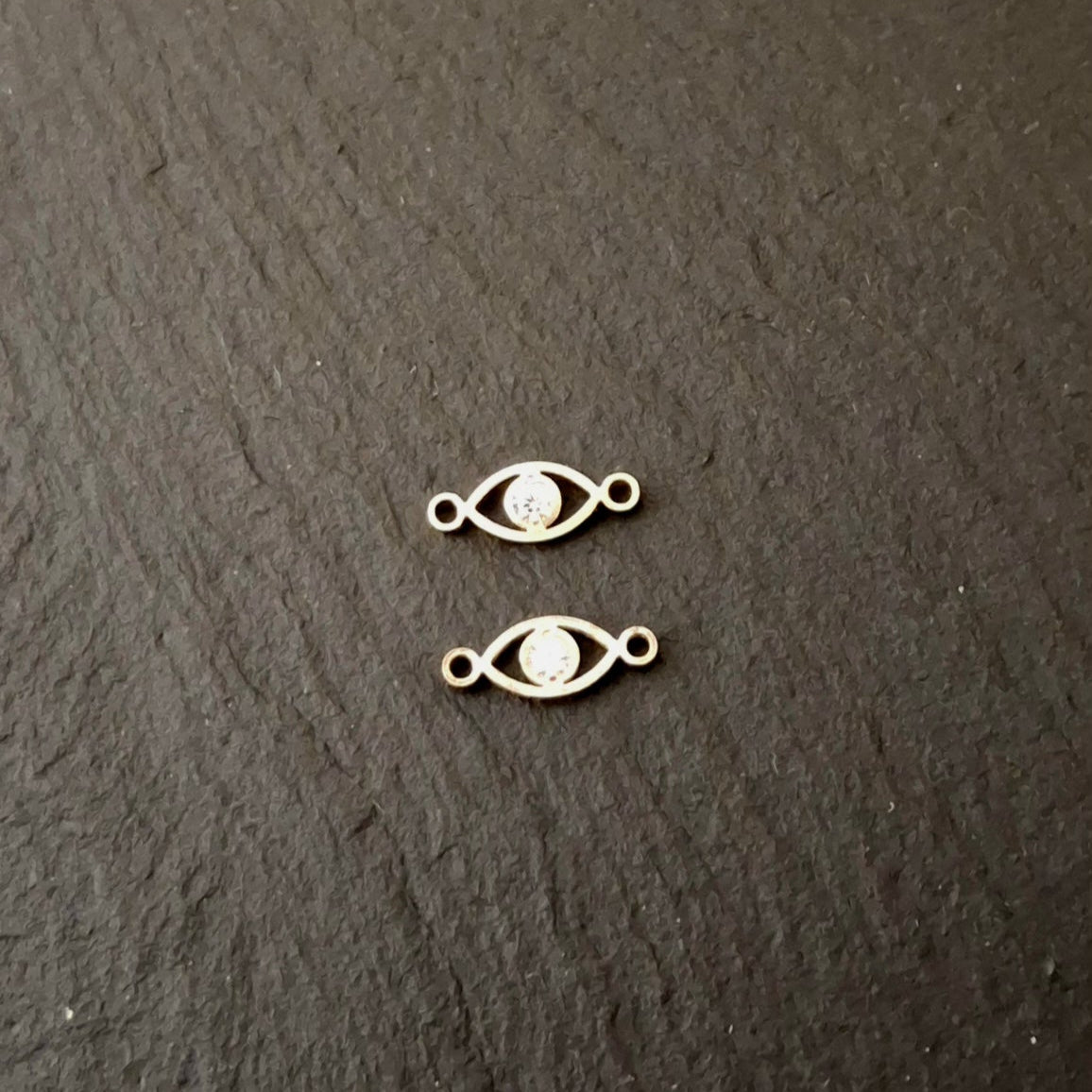 Evil Eye Solitaire Zircon Connector