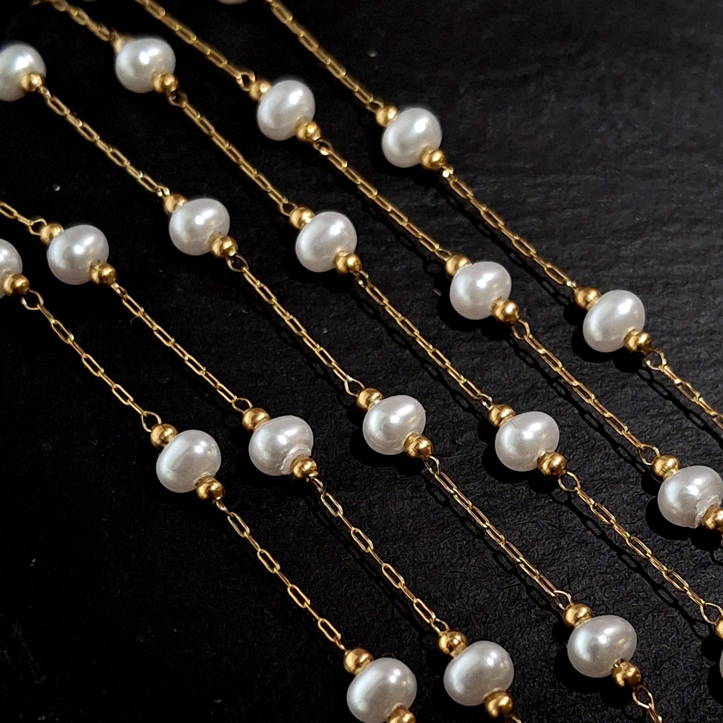 Imitation Round Pearl Chain
