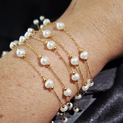 Imitation Round Pearl Chain