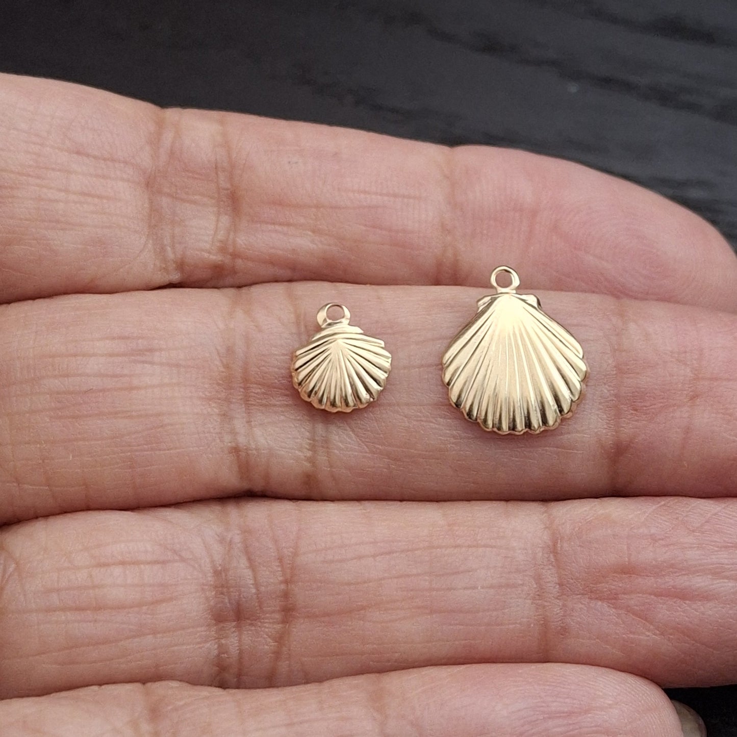 Clamshell Seashell Pendant