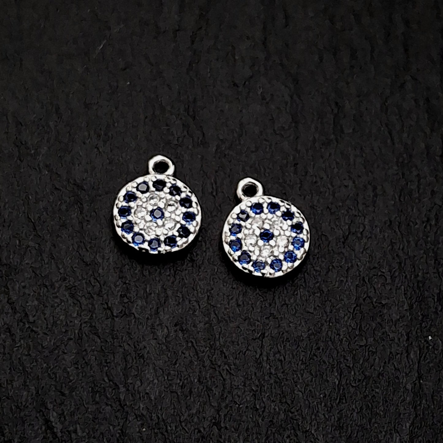 Evil Eye Zircon Cluster Pendant