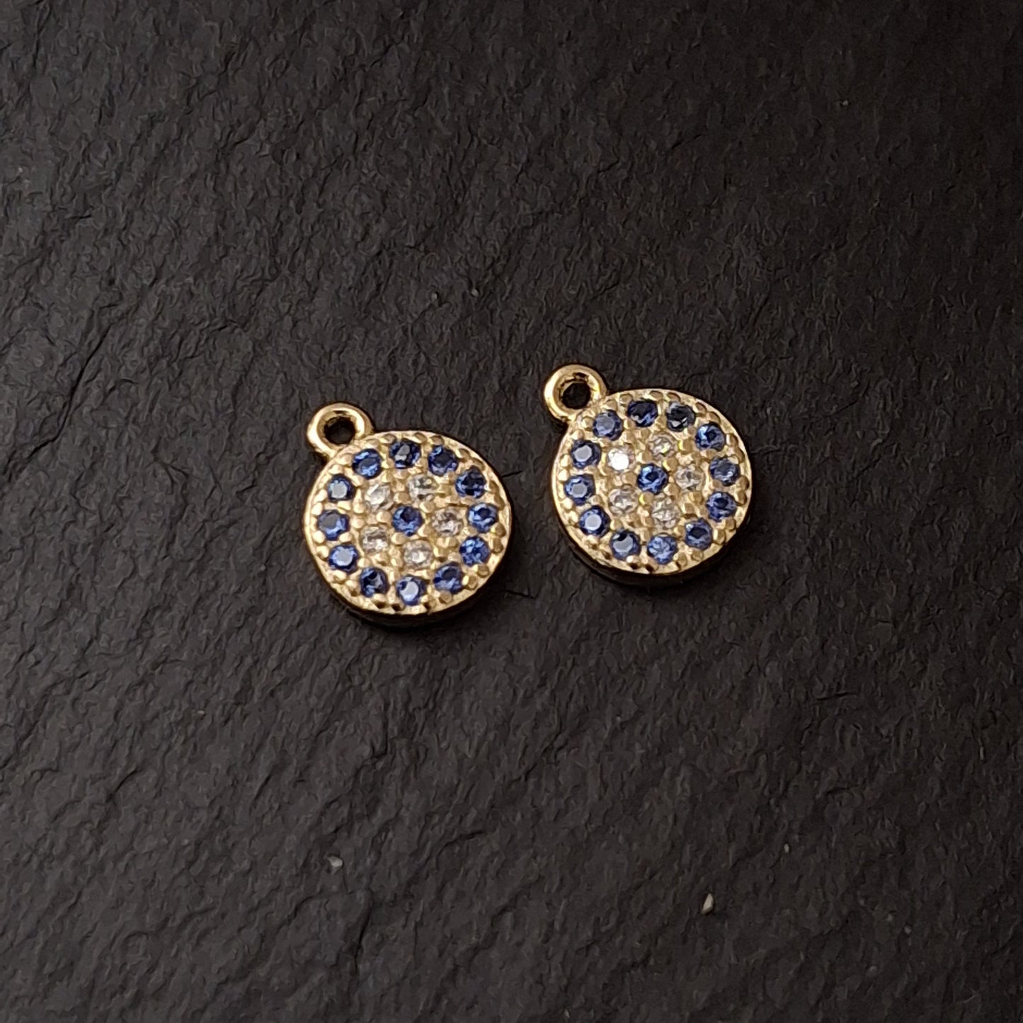 Evil Eye Zircon Cluster Pendant