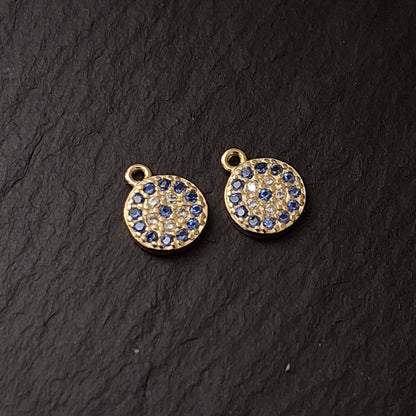 Evil Eye Zircon Cluster Pendant