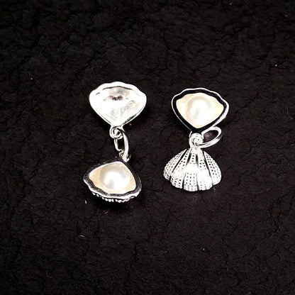 Pearl in Clamshell Pendant