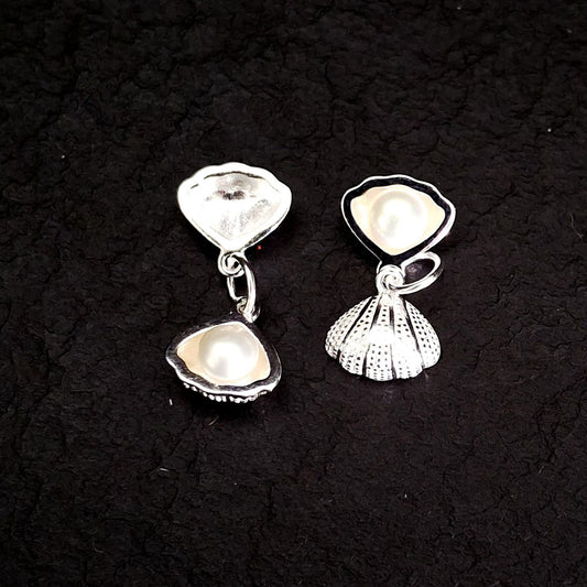 Pearl in Clamshell Pendant