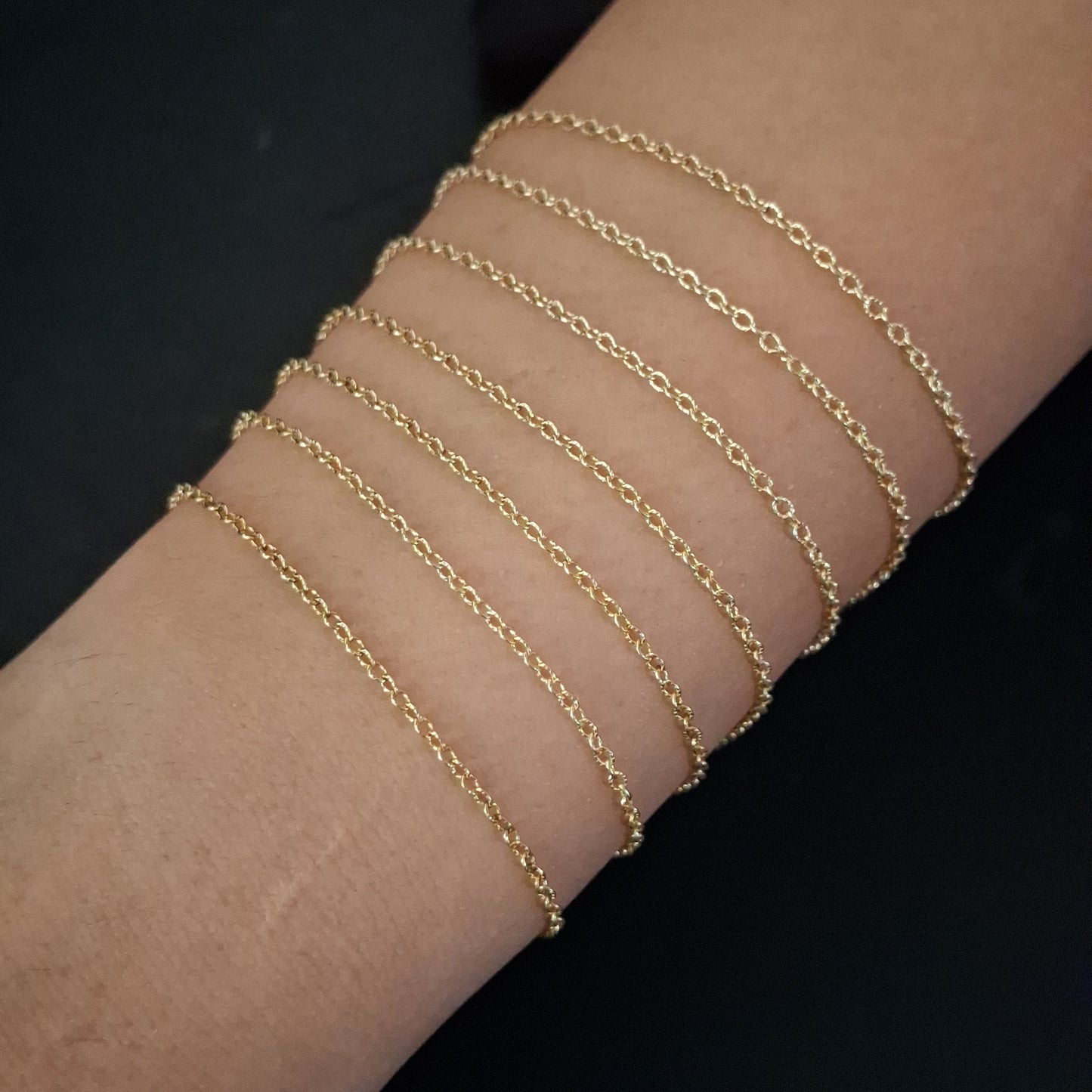 Patterned Cable Chain