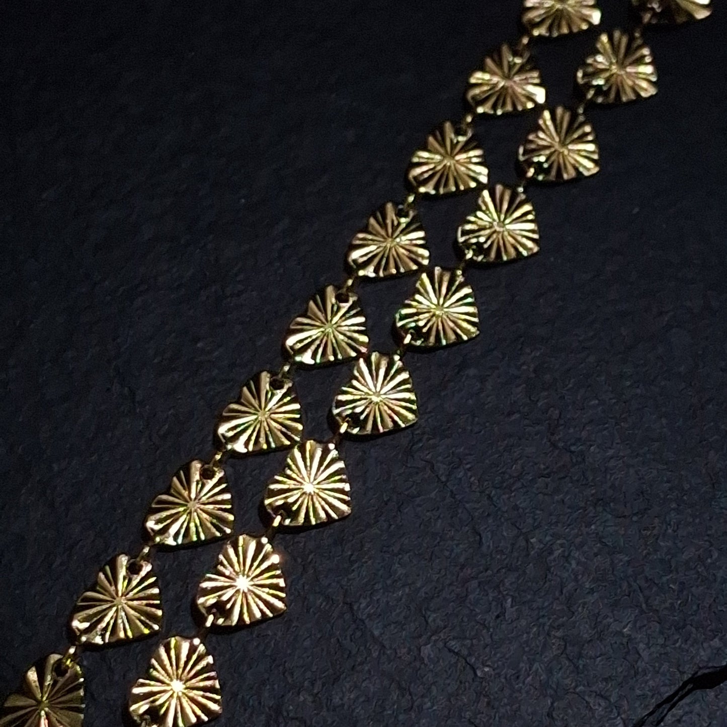 Sunburst Heart Chain