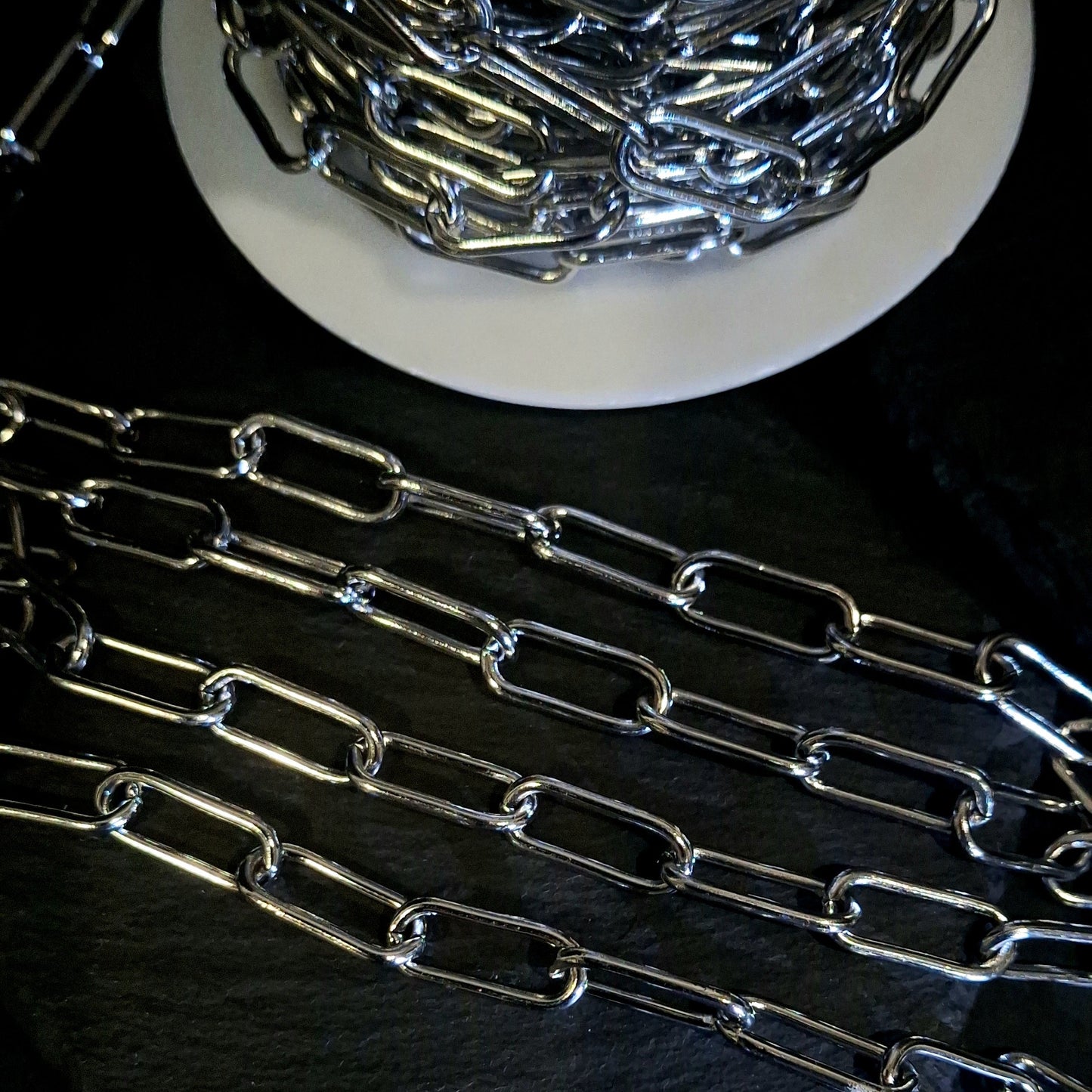 Large Paperclip Chain - Stainless Steel