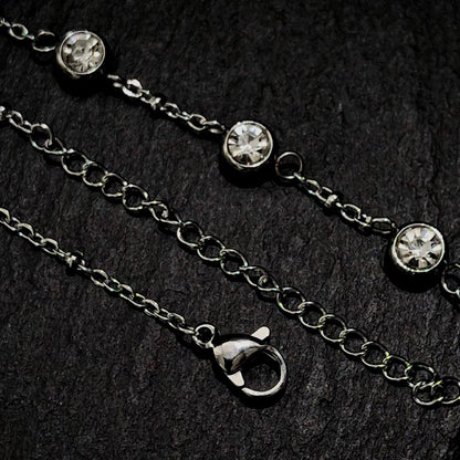 Finished Gemstone Trio Hand Chain