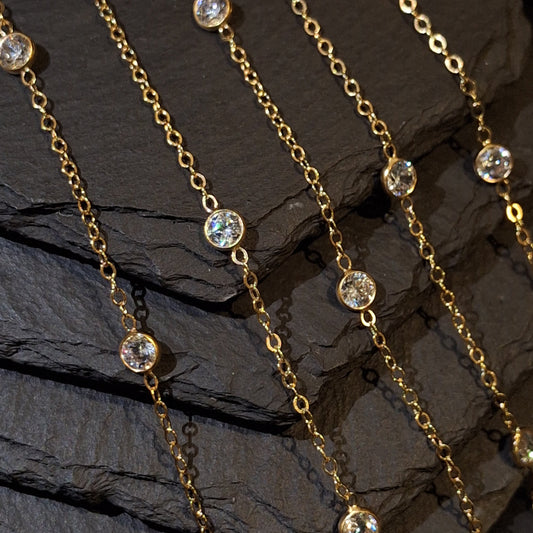 Diamond Cubic Zirconia Chain