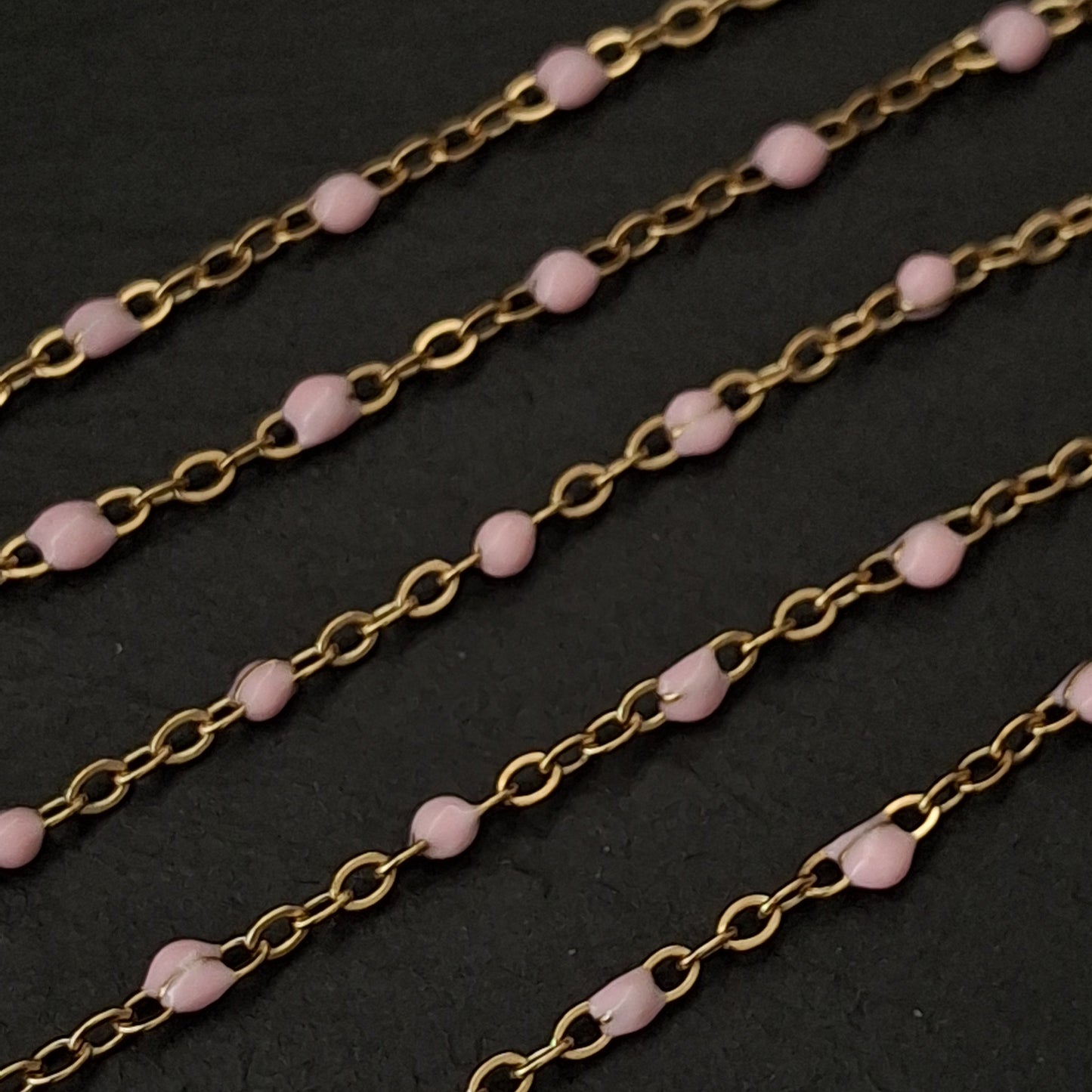 Large Enamel Bead Chain