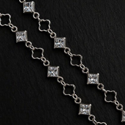 Clover Ring and Diamond Chain
