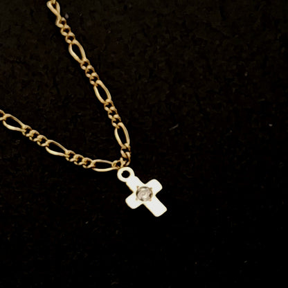 Dainty Zircon Cross Pendant