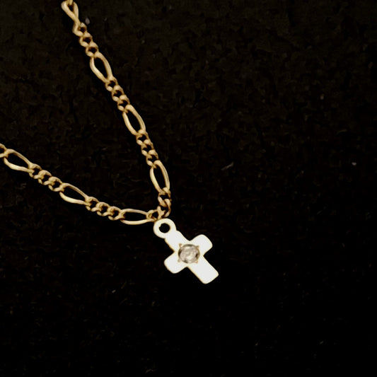 Dainty Zircon Cross Pendant