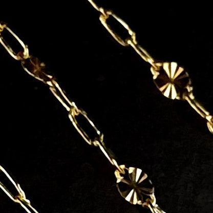 Paperclip Sunburst Chain