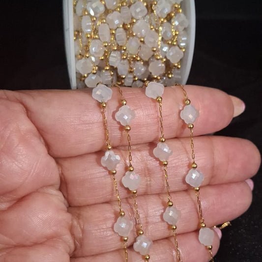 Crystal Clover Chain