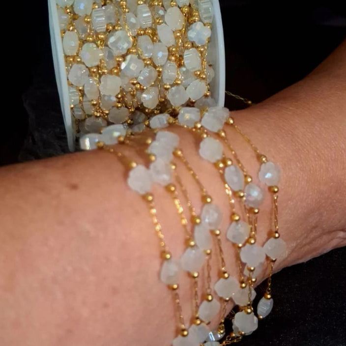 Crystal Clover Chain