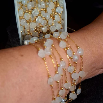 Crystal Clover Chain