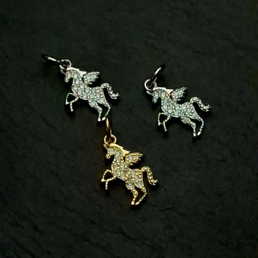 Unicorn Zircon Pendant